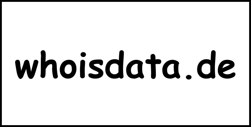 whoisdata.de