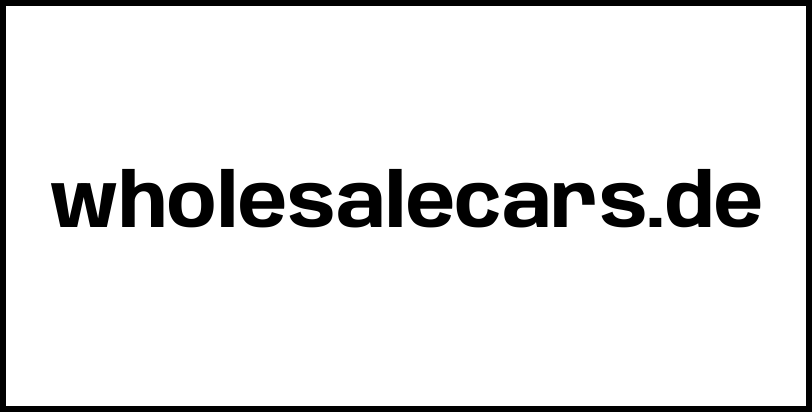 wholesalecars.de