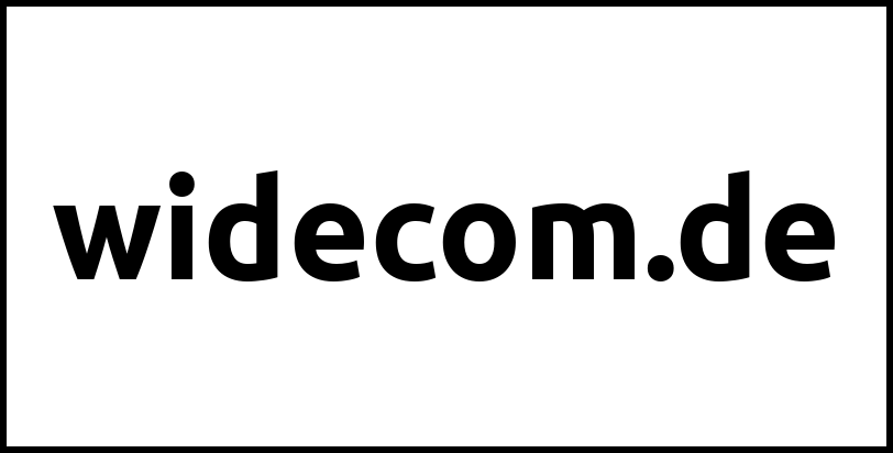 widecom.de