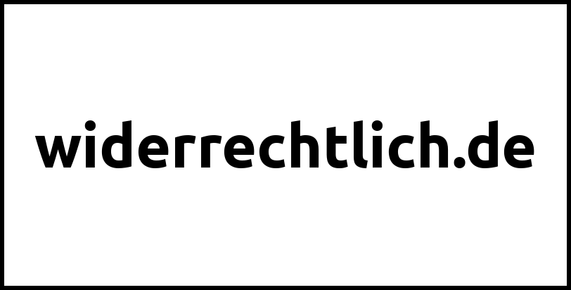 widerrechtlich.de