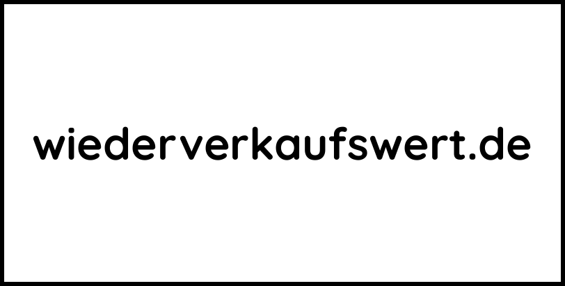 wiederverkaufswert.de