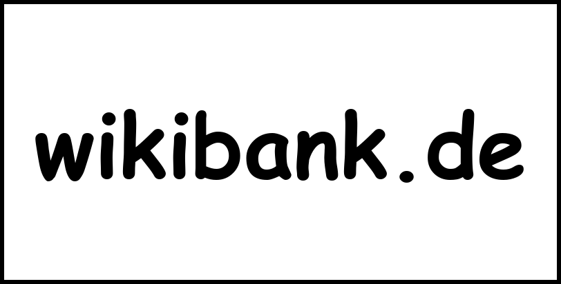 wikibank.de