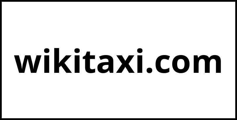 wikitaxi.com