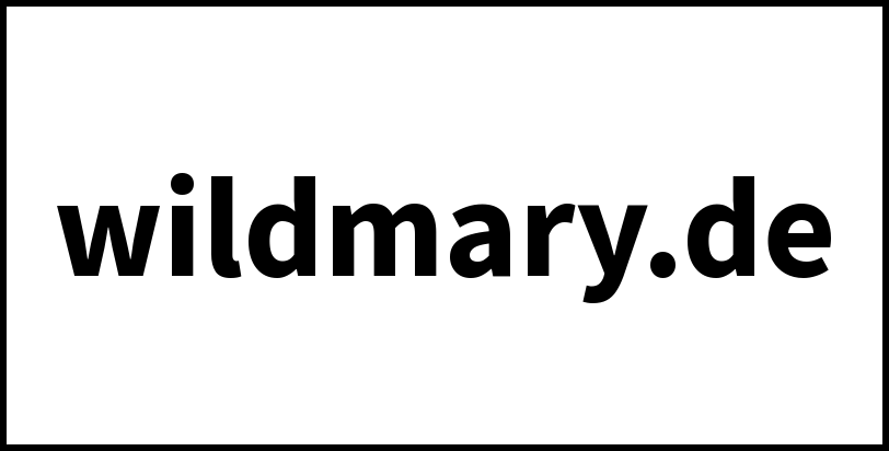 wildmary.de