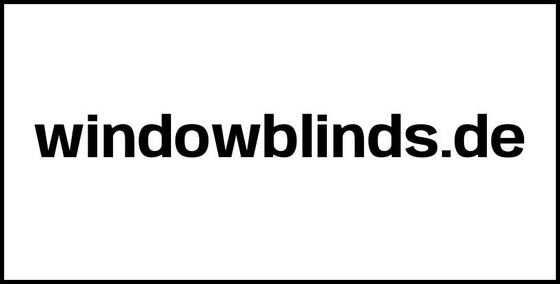 windowblinds.de