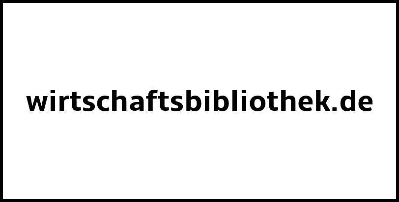 wirtschaftsbibliothek.de