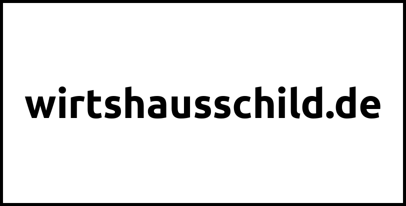 wirtshausschild.de