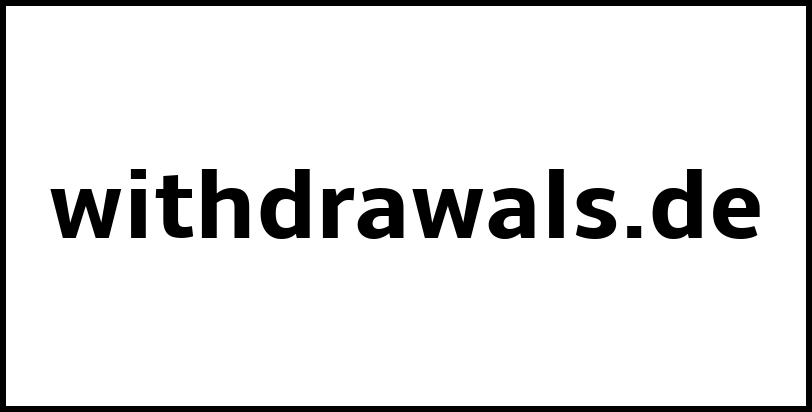 withdrawals.de