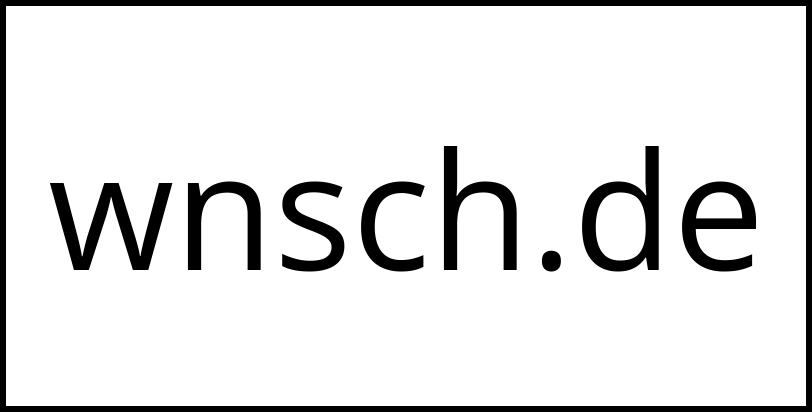 wnsch.de