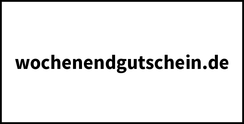 wochenendgutschein.de