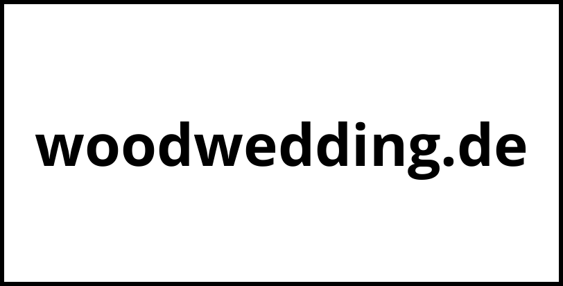 woodwedding.de