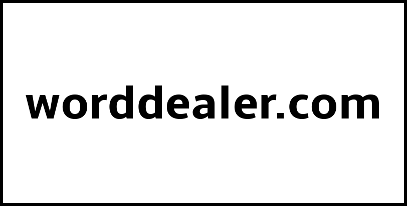 worddealer.com