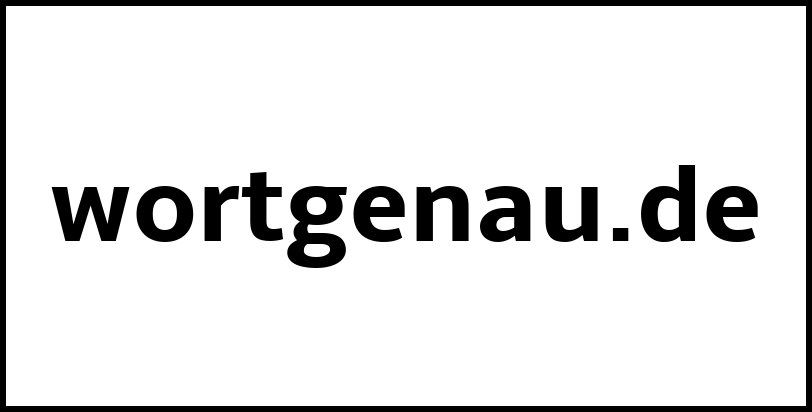 wortgenau.de