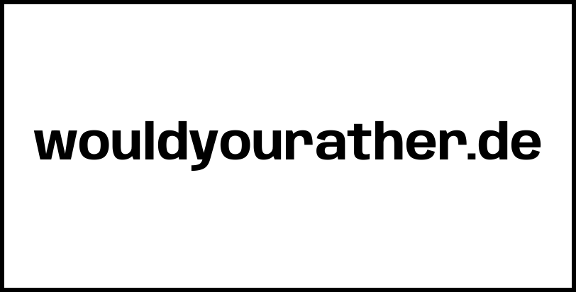 wouldyourather.de