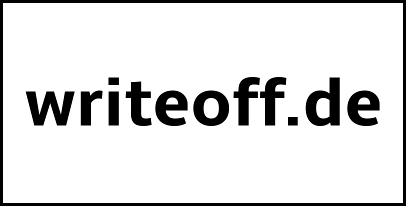 writeoff.de