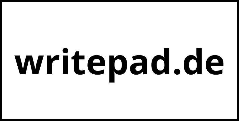 writepad.de