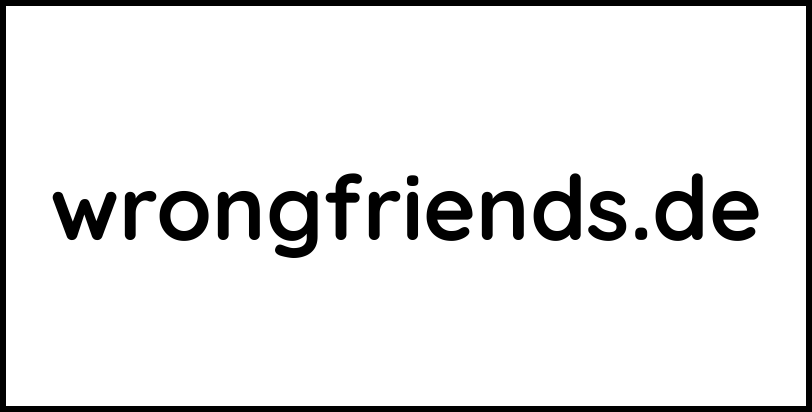 wrongfriends.de