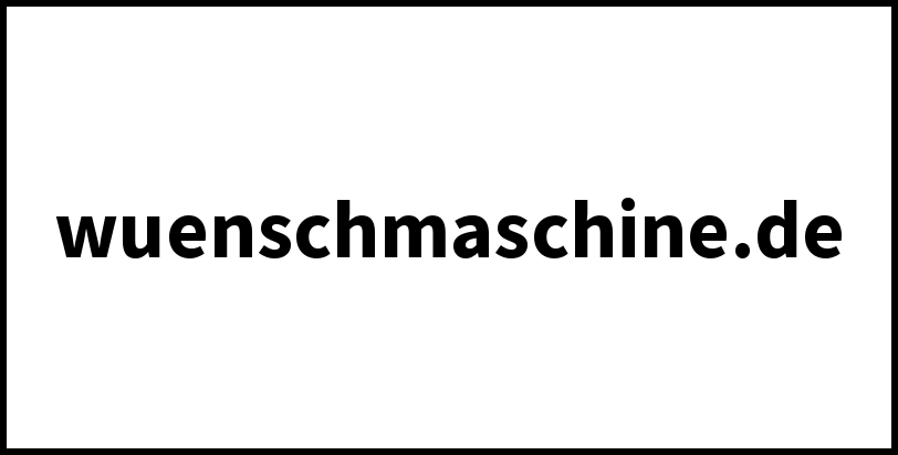 wuenschmaschine.de