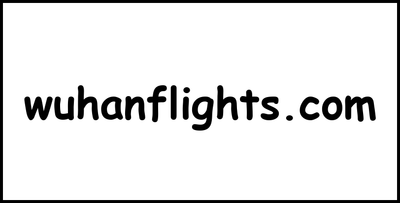 wuhanflights.com