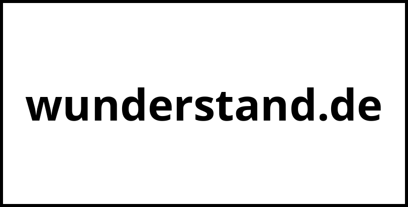 wunderstand.de