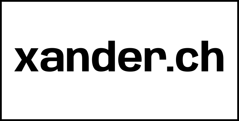 xander.ch