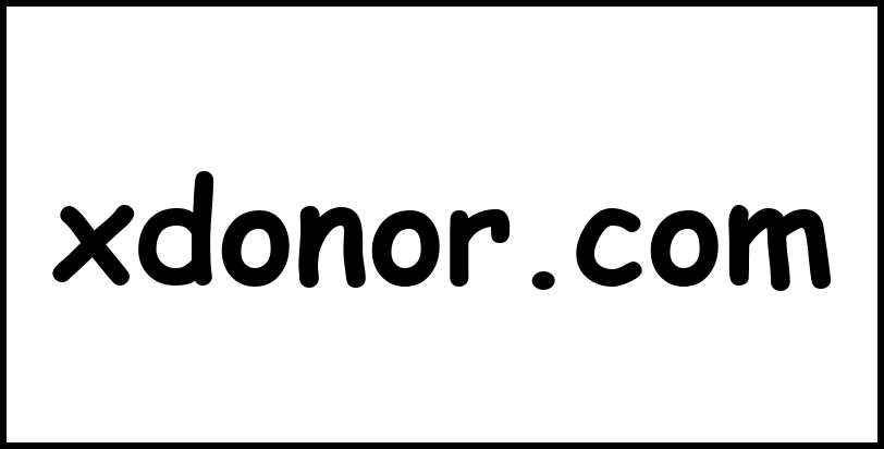 xdonor.com