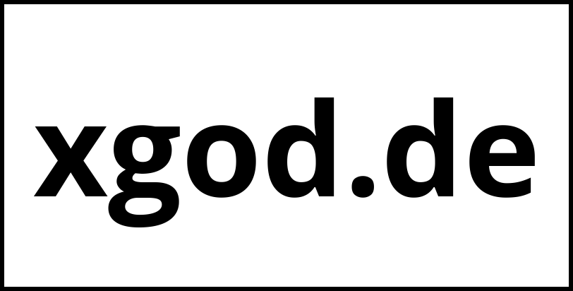 xgod.de