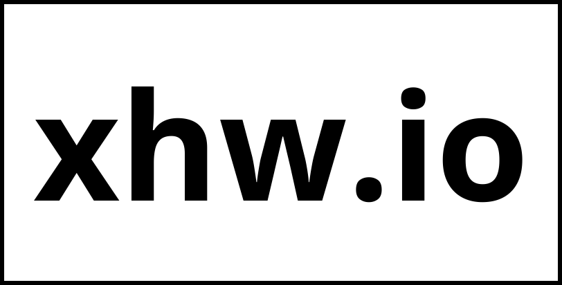 xhw.io