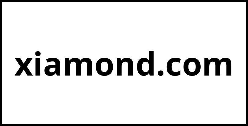 xiamond.com