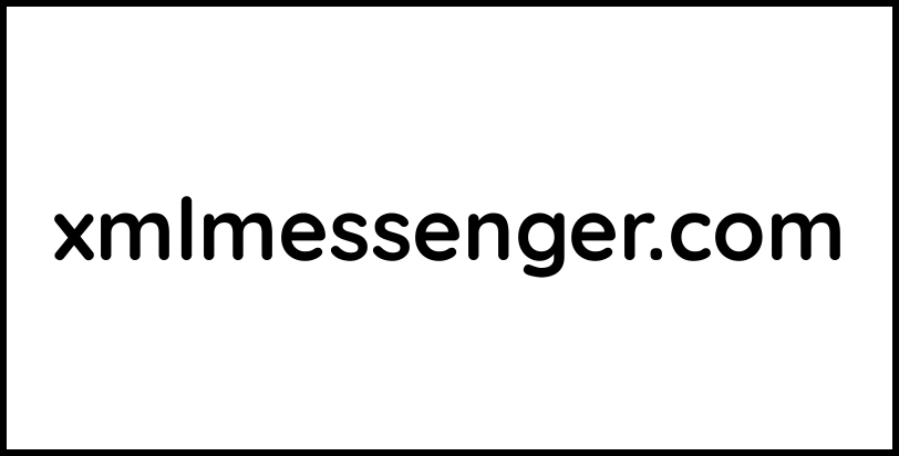 xmlmessenger.com