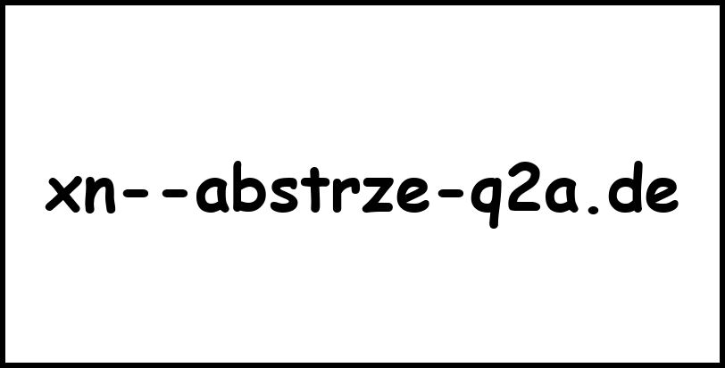 xn--abstrze-q2a.de