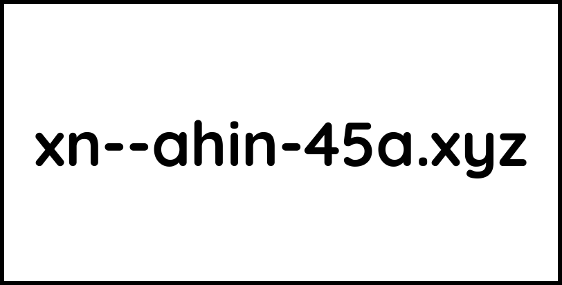 xn--ahin-45a.xyz