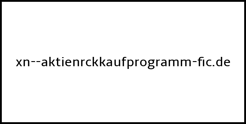 xn--aktienrckkaufprogramm-fic.de