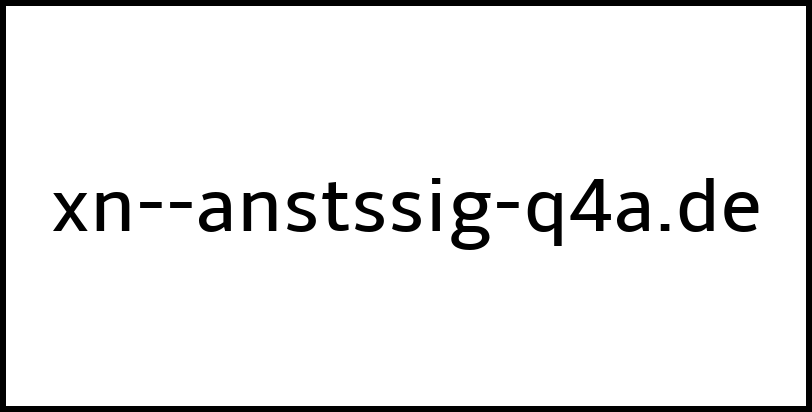 xn--anstssig-q4a.de