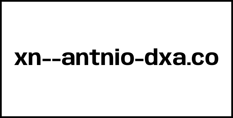 xn--antnio-dxa.co