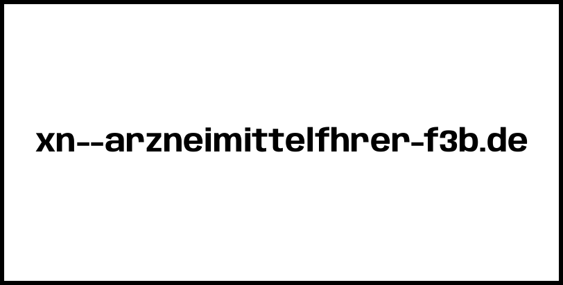 xn--arzneimittelfhrer-f3b.de