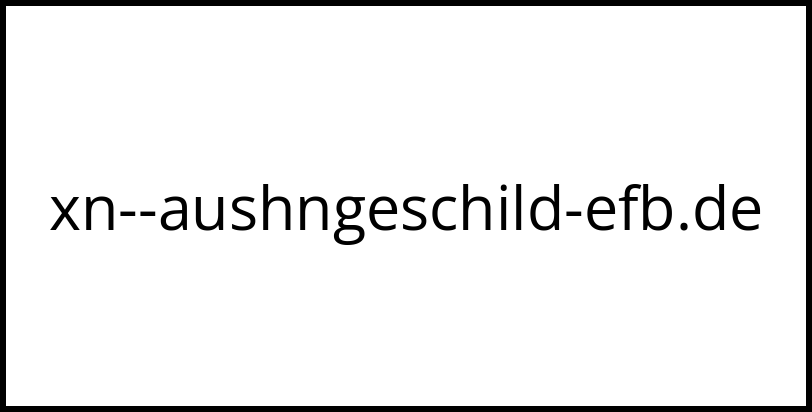 xn--aushngeschild-efb.de