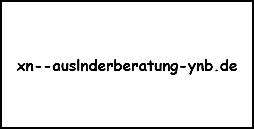 xn--auslnderberatung-ynb.de