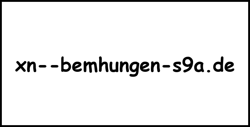 xn--bemhungen-s9a.de