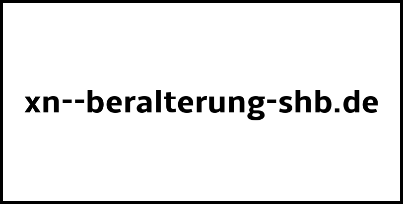 xn--beralterung-shb.de