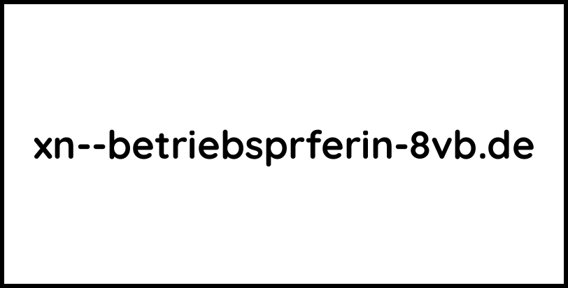 xn--betriebsprferin-8vb.de