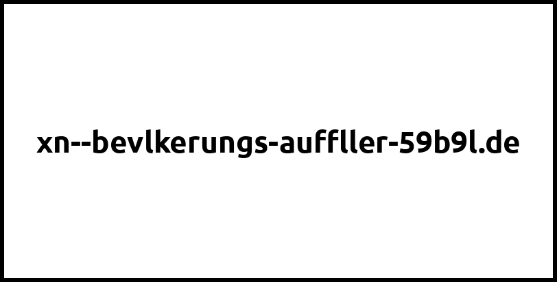 xn--bevlkerungs-auffller-59b9l.de