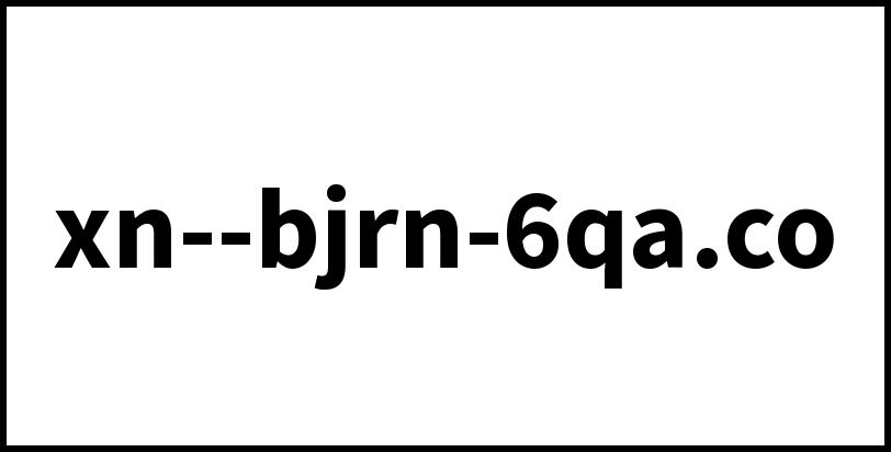 xn--bjrn-6qa.co