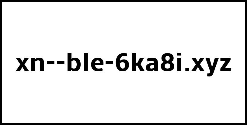 xn--ble-6ka8i.xyz