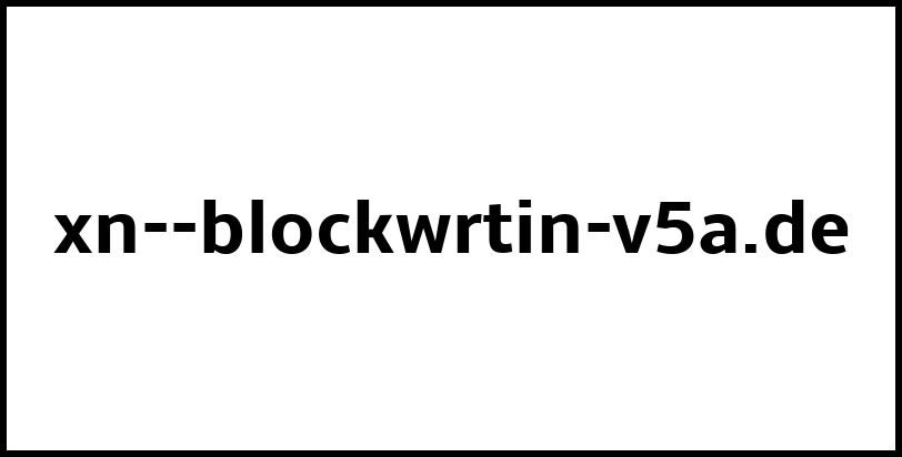 xn--blockwrtin-v5a.de