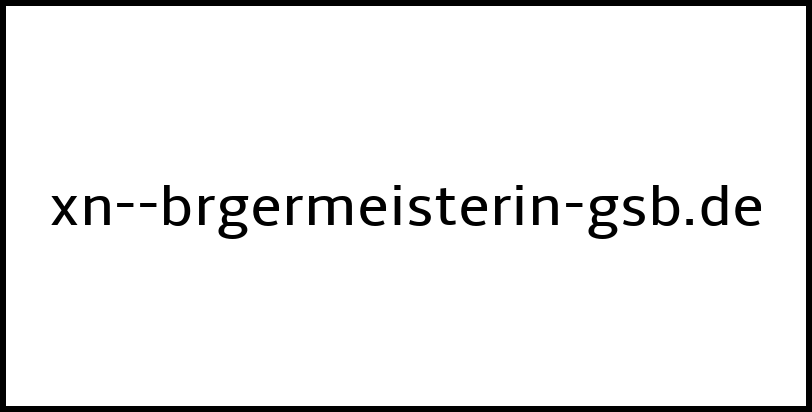 xn--brgermeisterin-gsb.de