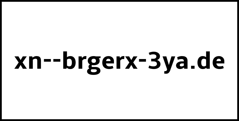 xn--brgerx-3ya.de