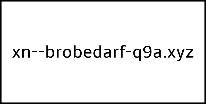 xn--brobedarf-q9a.xyz