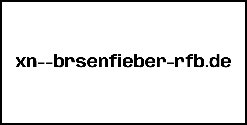 xn--brsenfieber-rfb.de