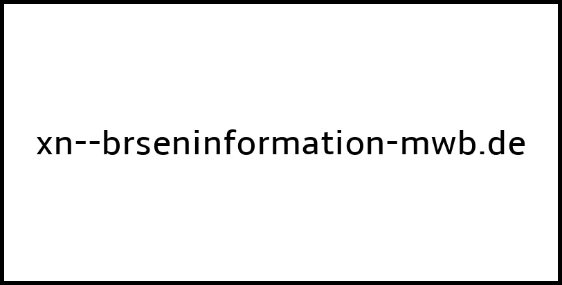 xn--brseninformation-mwb.de